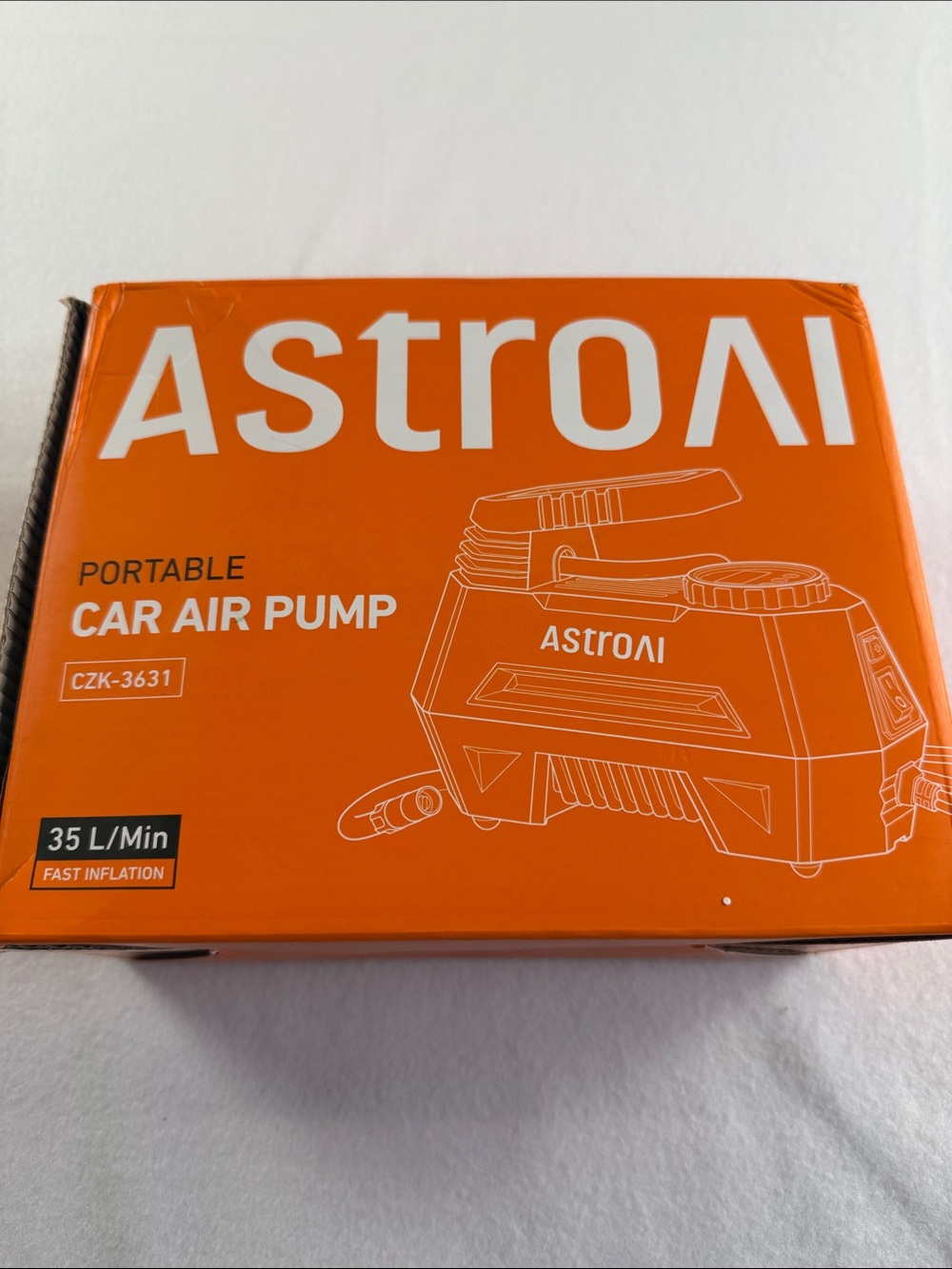AstroAI Portable Car Air Pump - Orange